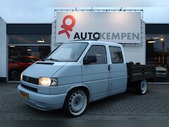 Volkswagen Transporter - 2.4 D UNIEKE VW TRANSPORTER DUBBELE CABINE PICK-UP