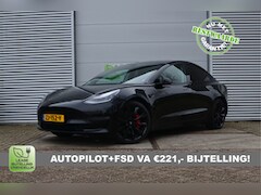 Tesla Model 3 - Performance AutoPilot+FSD, 4% Bijtelling, incl. BTW