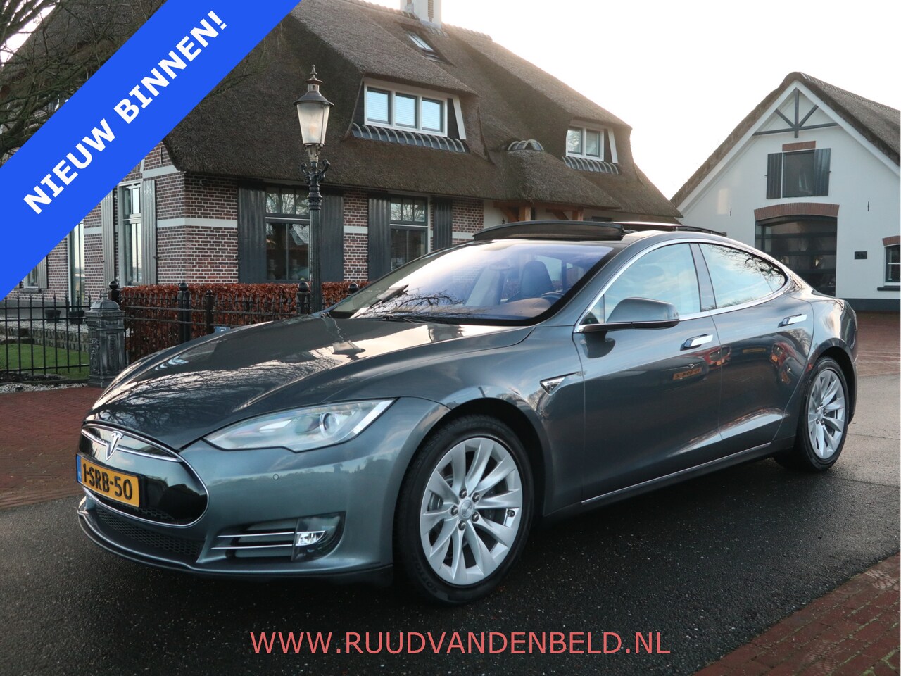 Tesla Model S - 85 7-PERS. LUCHTVERING/CCS/SCHUIFDAK - AutoWereld.nl