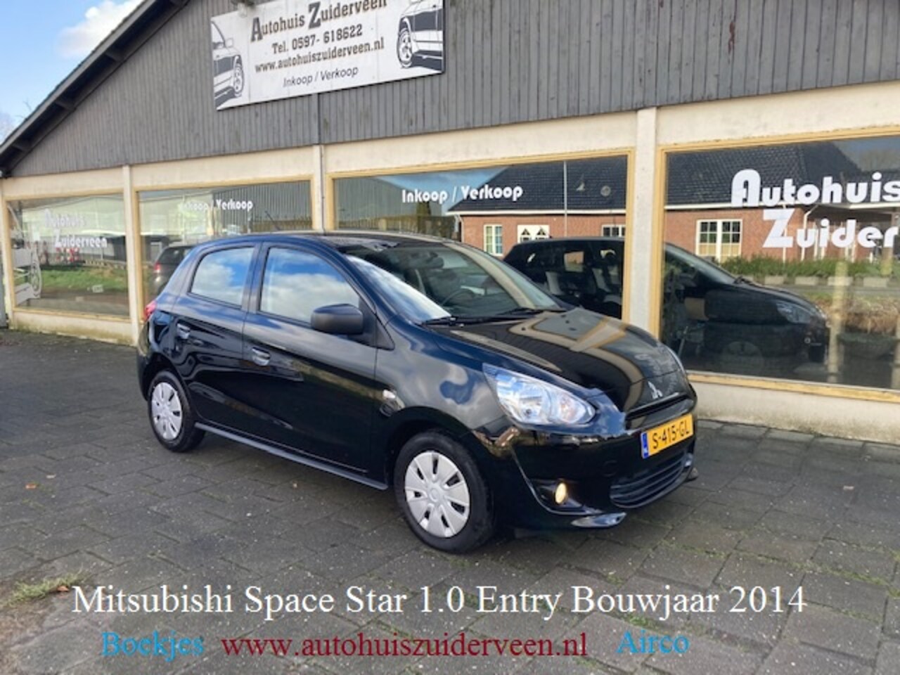 Mitsubishi Space Star - 1.0 Entry 71 PK 2014 Airco Boekjes - AutoWereld.nl