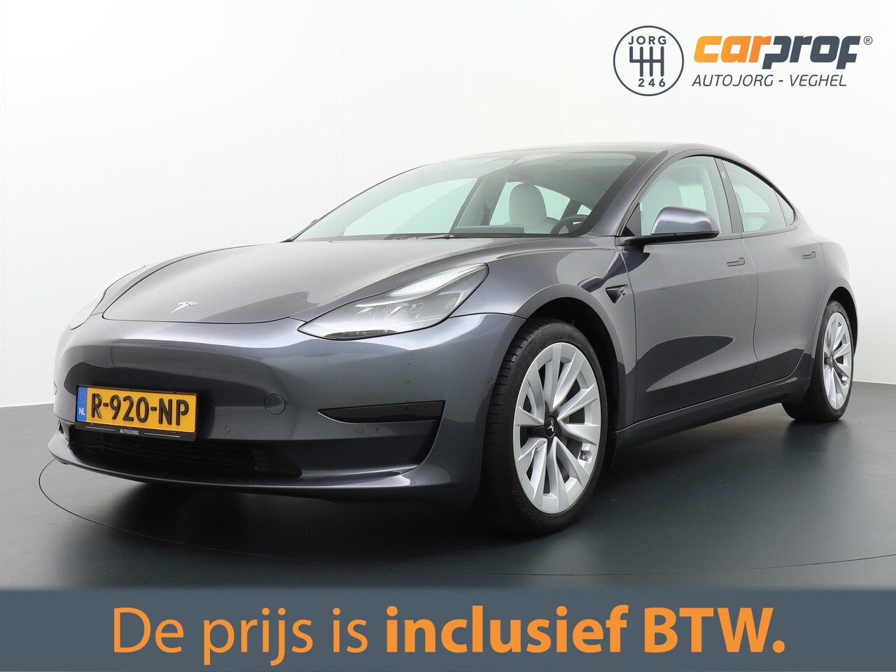 Tesla Model 3 - Standard RWD Plus 12% bijtelling. Incl BTW. 19" LMV - AutoWereld.nl