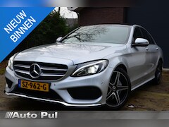 Mercedes-Benz C-klasse - 180 Sport Edition AMG Automaat/Led/Groot-Navigatie/Leer/Pdc/Ecc/360 Graden camera/Panorama