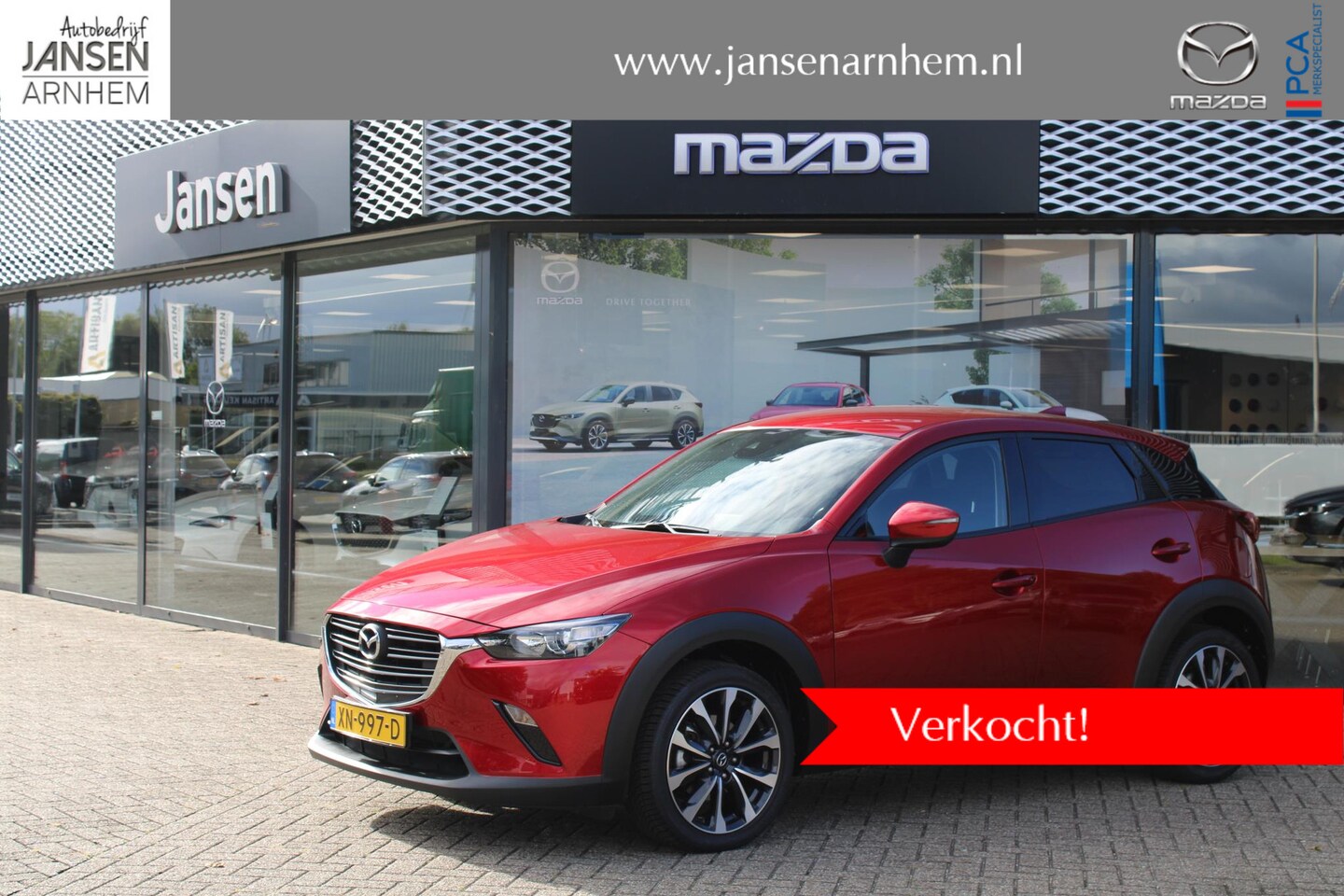 Mazda CX-3 - 2.0 SkyActiv-G 120 Sport Selected 2.0 SkyActiv-G 120 Sport Selected , Navi, Clima, Bluetooth, LMV 18 Inch, PDC, All Season B - AutoWereld.nl