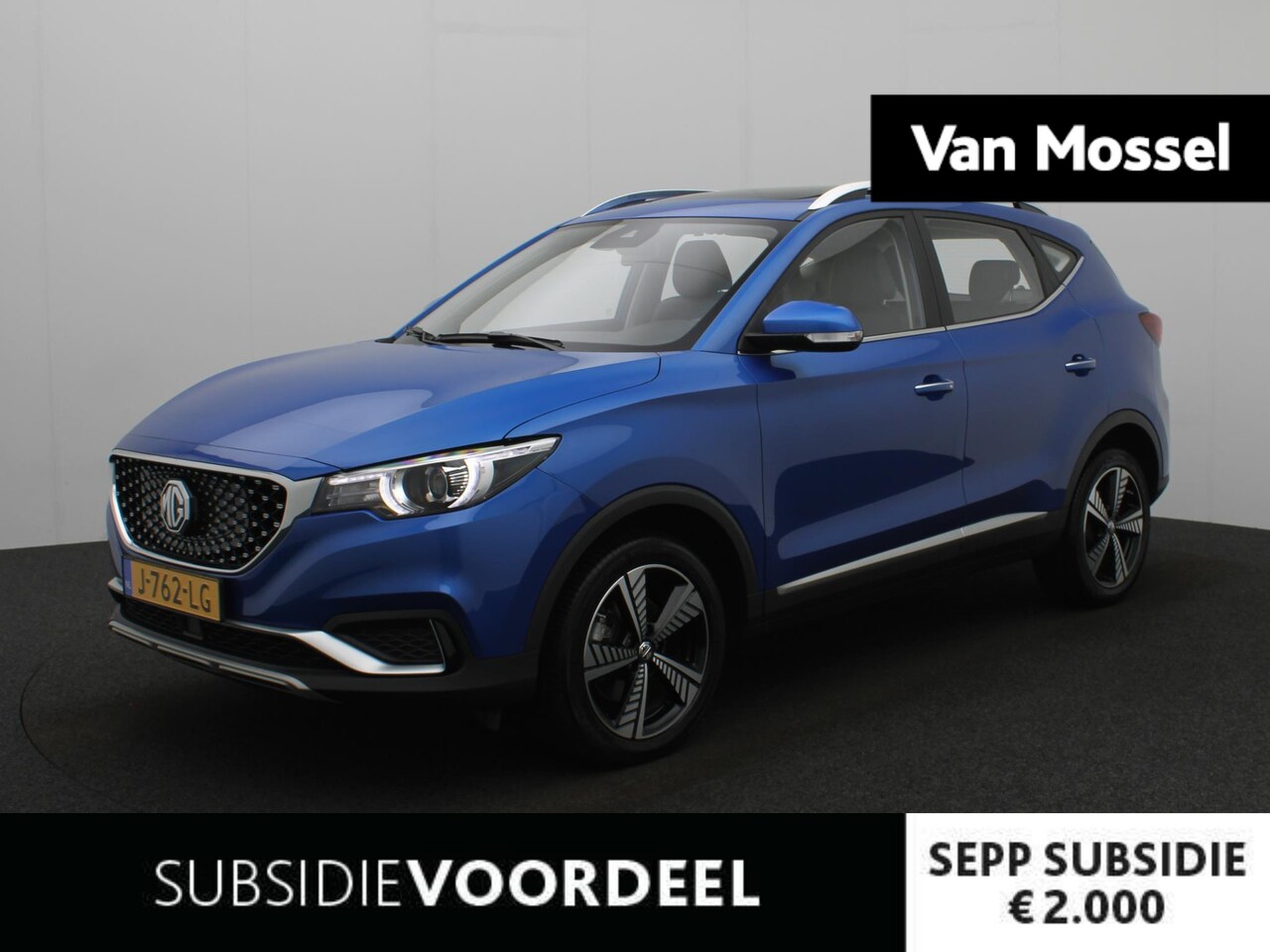 MG ZS - EV Luxury | Lederen Bekleding | Navigatie | Camera | Schuifdak | - AutoWereld.nl