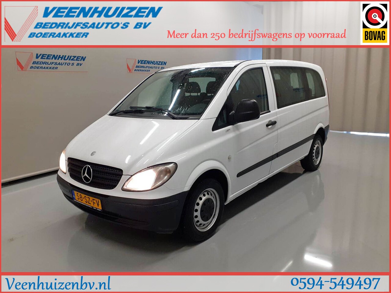 Mercedes-Benz Vito - 111CDI 9-Persoonsbus Airco Automaat - AutoWereld.nl