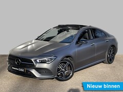 Mercedes-Benz CLA-Klasse - 250 e AMG Line Magno Mat Grijs | Panoramadak | Rijassistentie+