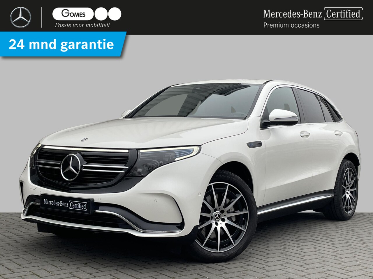 Mercedes-Benz EQC - 400 4MATIC AMG Line Premium Plus 80 kWh Rijassistentie | BURMESTER | Headup | - AutoWereld.nl