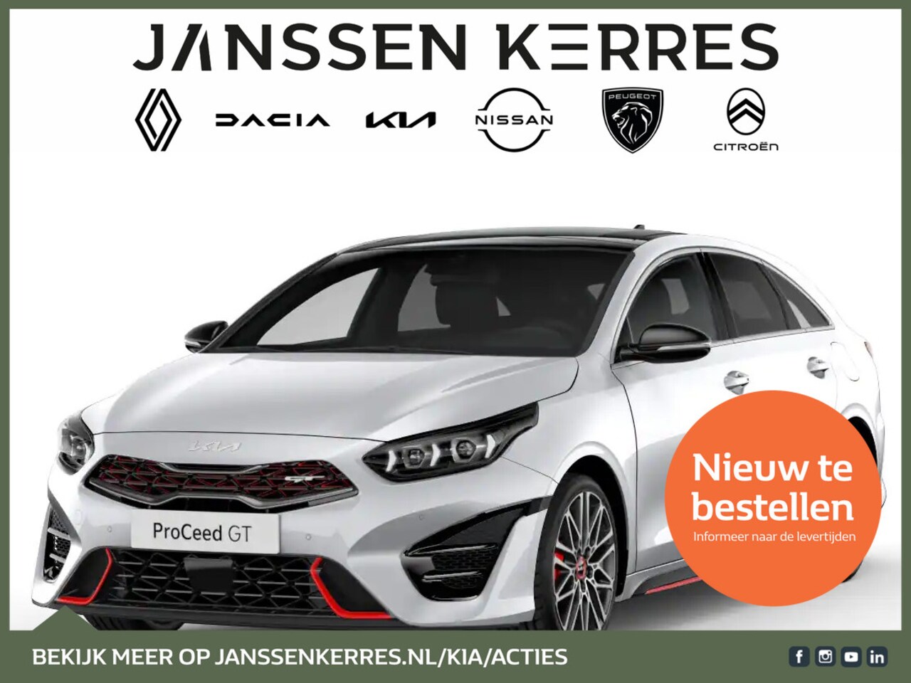 Kia Pro cee'd - 1.6 T-GDi GT automaat / VAN € 48.164,- VOOR € 45.250,- - AutoWereld.nl