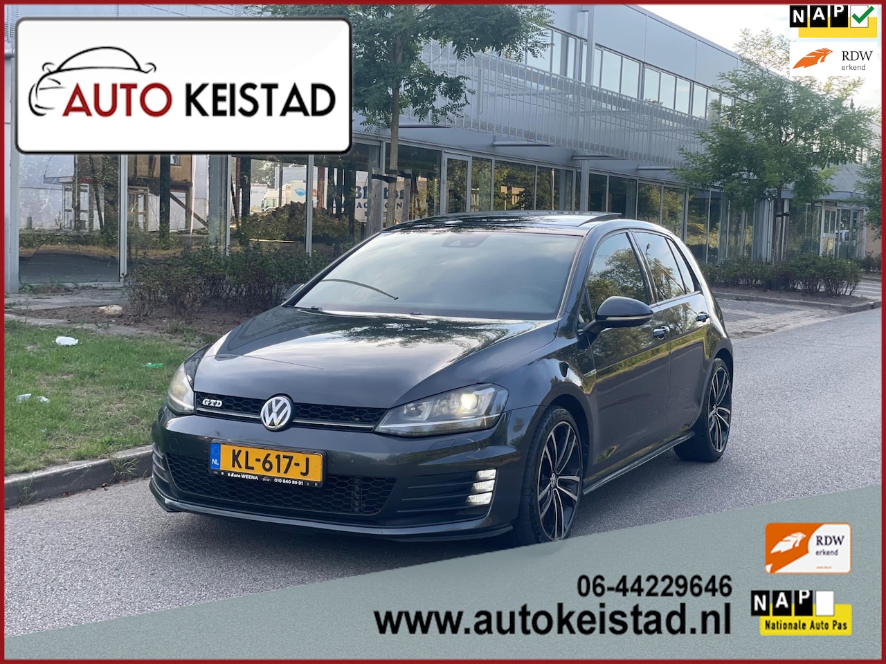 Volkswagen Golf - 2.0 TDI GTD 184PK PANORAMA/KEYLESS/LANE ASSIST! - AutoWereld.nl