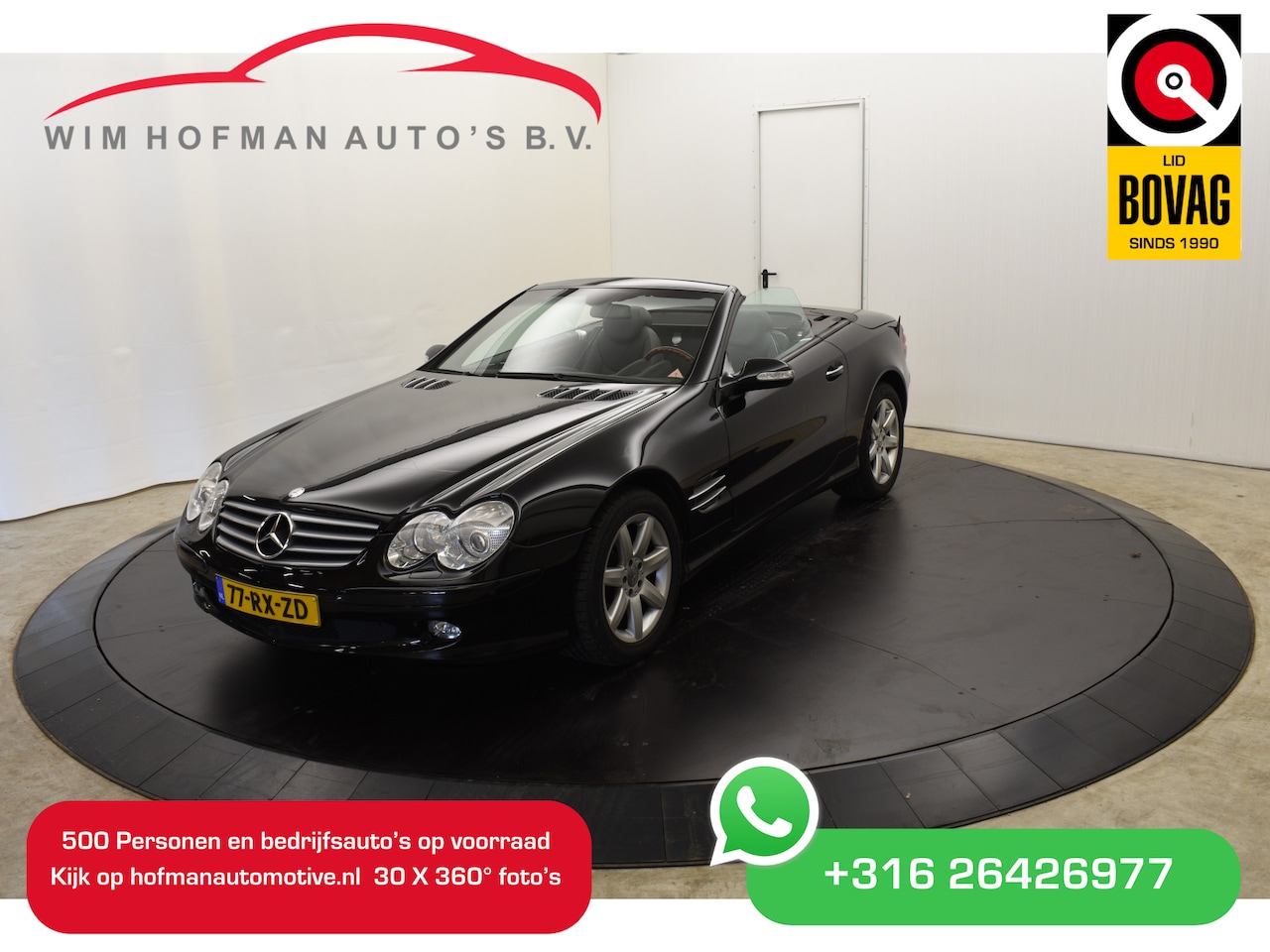 Mercedes-Benz SL-klasse - 500 V8 306PK Autom. Navi Clima Leer PDC - AutoWereld.nl