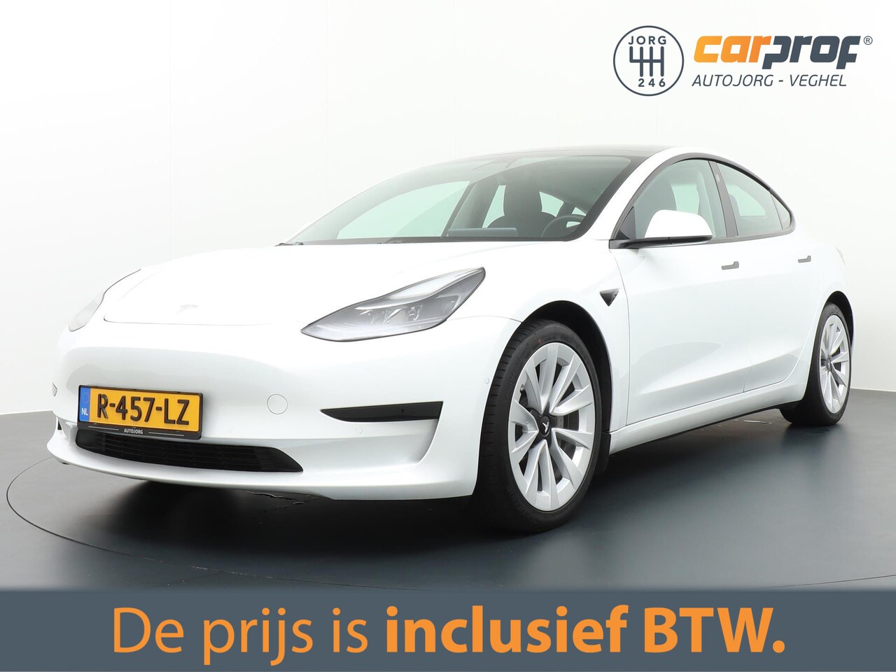 Tesla Model 3 - Standard RWD Plus 12% Bijtelling, Incl BTW, 19" LMV - AutoWereld.nl