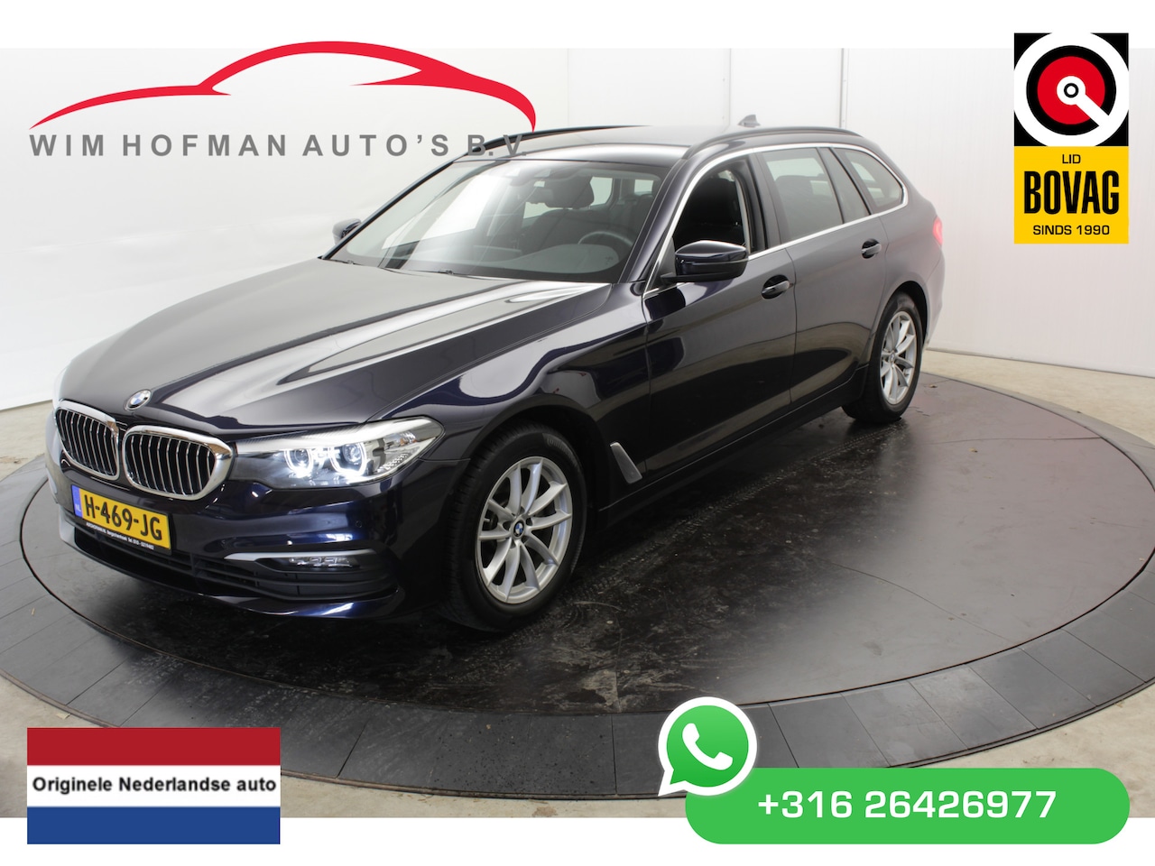 BMW 5-serie Touring - 520i Exec Edition Virtualdash Camera Stoelv. Navi NL Auto - AutoWereld.nl