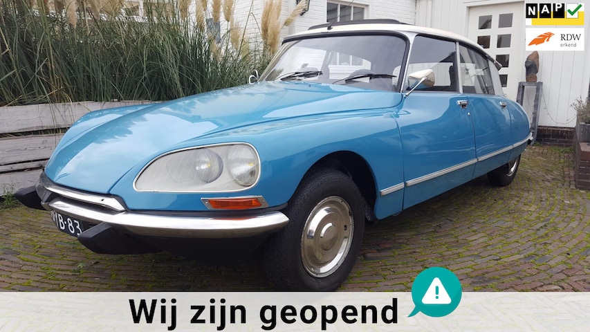 knoflook zwaan Meer Citroën DS DS 20 geheel in Prachtstaat na restauratie bij Piet Landman.De  prijs is inclusief 3 maande 1974 LPG - Occasion te koop op AutoWereld.nl
