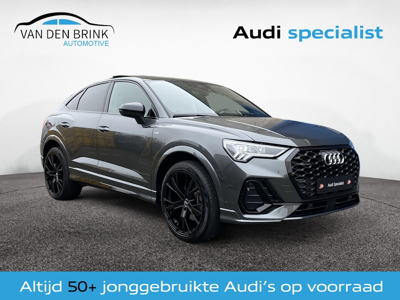 Audi Q3 Sportback 40 TFSI quattro Sline Black Edition 2021 Benzine Occasion te koop op