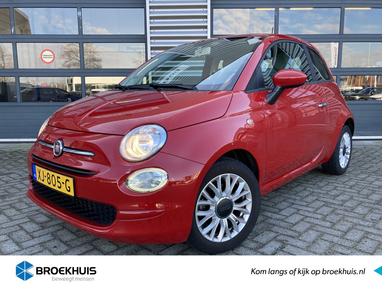 Fiat 500 - 1.2 70 pk Popstar | Airco | Cruise Control | 15 Inch Velgen | - AutoWereld.nl