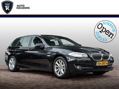 BMW 5-serie Touring - 520i Xenon Leer Navigatie Trekhaak Stoelverw. Zondag a.s. open