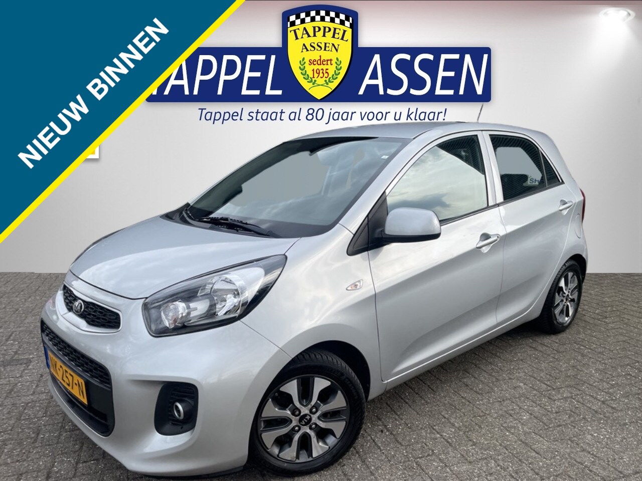 Kia Picanto - 1.0 CVVT EcoPlusLine Navigator incl Navi/ Bl.tooth/ NAP!! - AutoWereld.nl