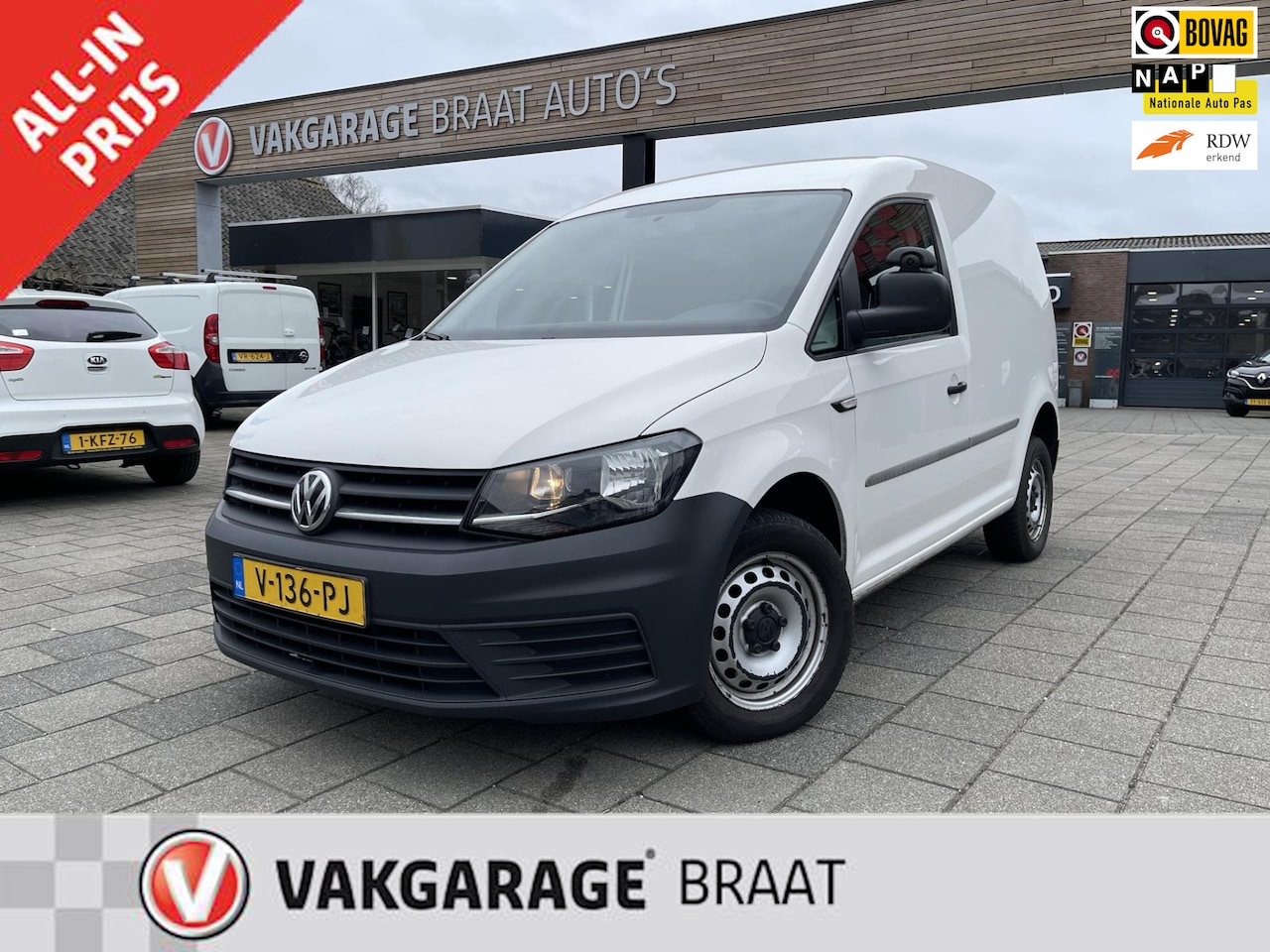 Volkswagen Caddy - 2.0 TDI L1H1 l NAVI l BLUETOOTH l RIJKLAAR! - AutoWereld.nl