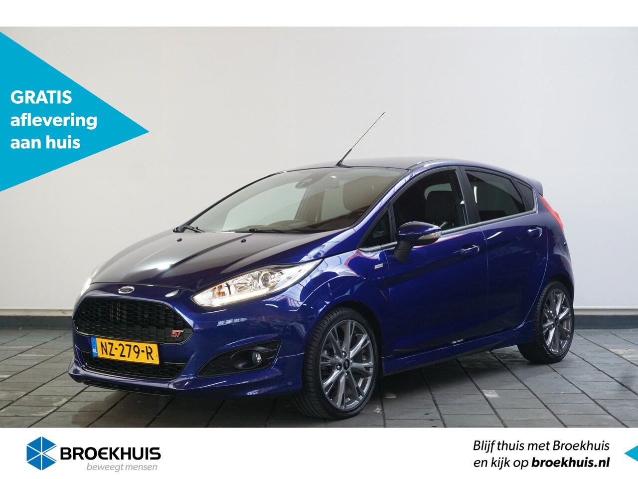 Ford Fiesta - 1.0 EcoBoost ST Line | Clima | Navi | Cruise | PDC | Dealer Onderhouden | - AutoWereld.nl