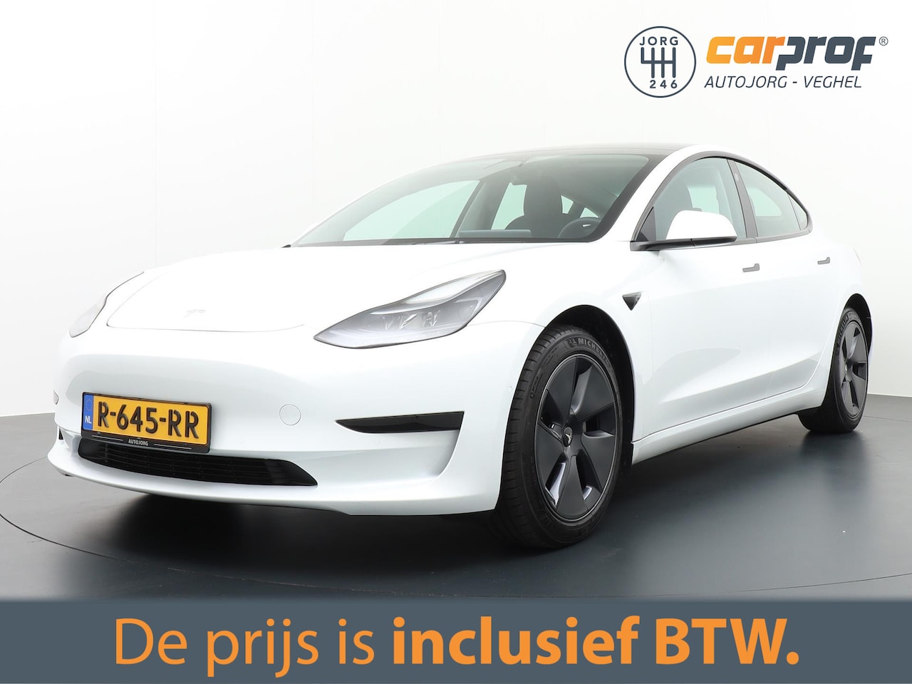 Tesla Model 3 - Standard RWD Plus 12% Bijtelling, Inc BTW, Trekhaak - AutoWereld.nl