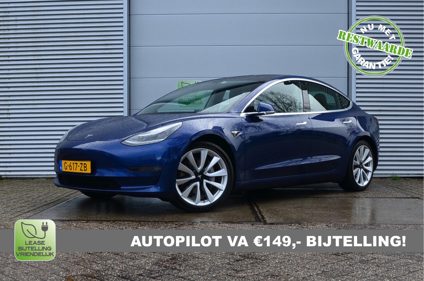 Tesla Model 3 - Long Range RWD Long Range AutoPilot, 4% Bijtelling, 12-2019, incl. BTW - AutoWereld.nl