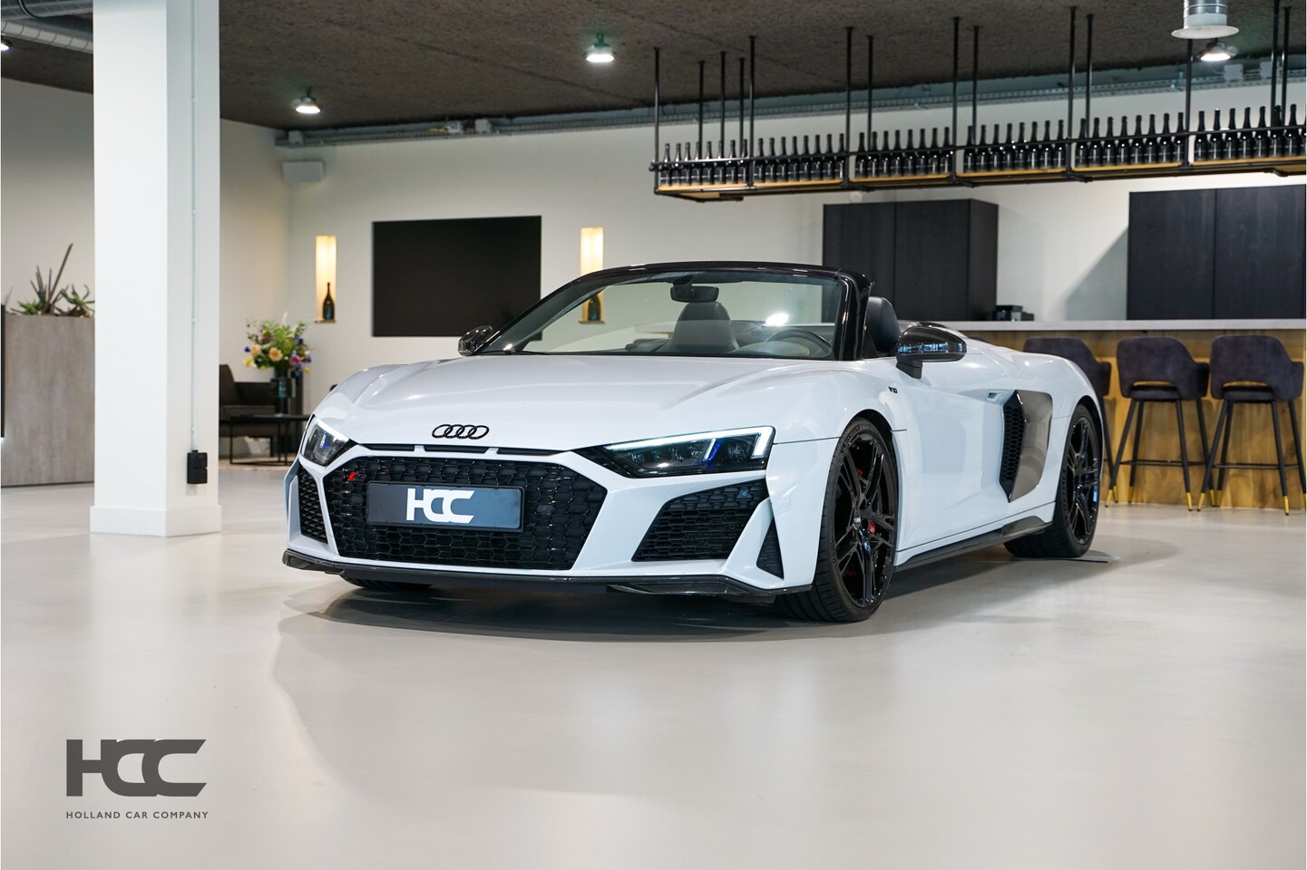 Audi R8 Spyder V10 Performance Suzuka Grijs Carbon NP 334k 2019