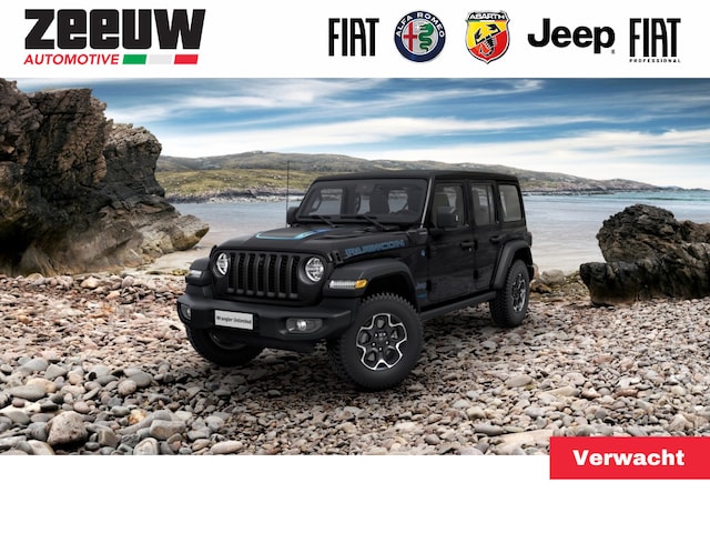 Jeep Wrangler Unlimited 4xe 380 PK Rubicon | MY23 | Soft-Top | FrontCamera  | Black 2023 Hybride - Occasion te koop op 