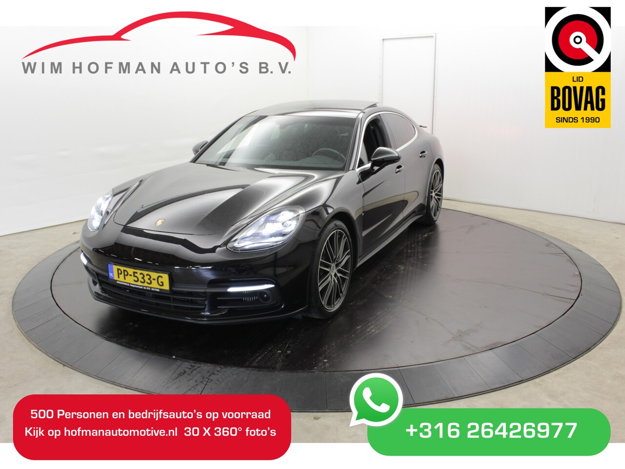 Porsche Panamera - 2.9 4S 440PK Sport-Chrono Panodak Adapt-cruise Camera - AutoWereld.nl