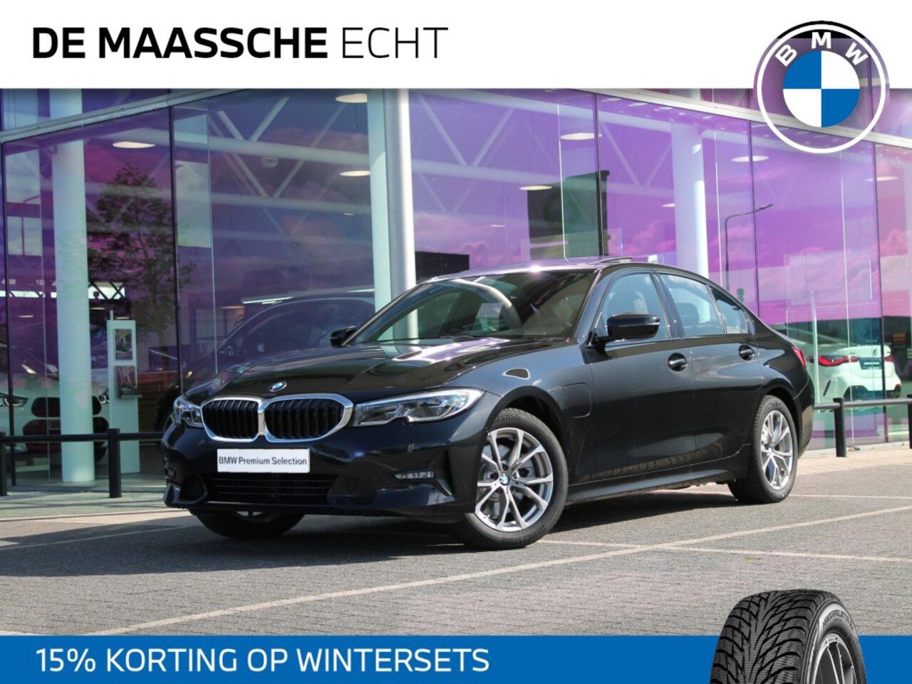 BMW 3-serie - 320e High Executive Sport Line Automaat / Schuif-kanteldak / Trekhaak / Sportstoelen / Las - AutoWereld.nl