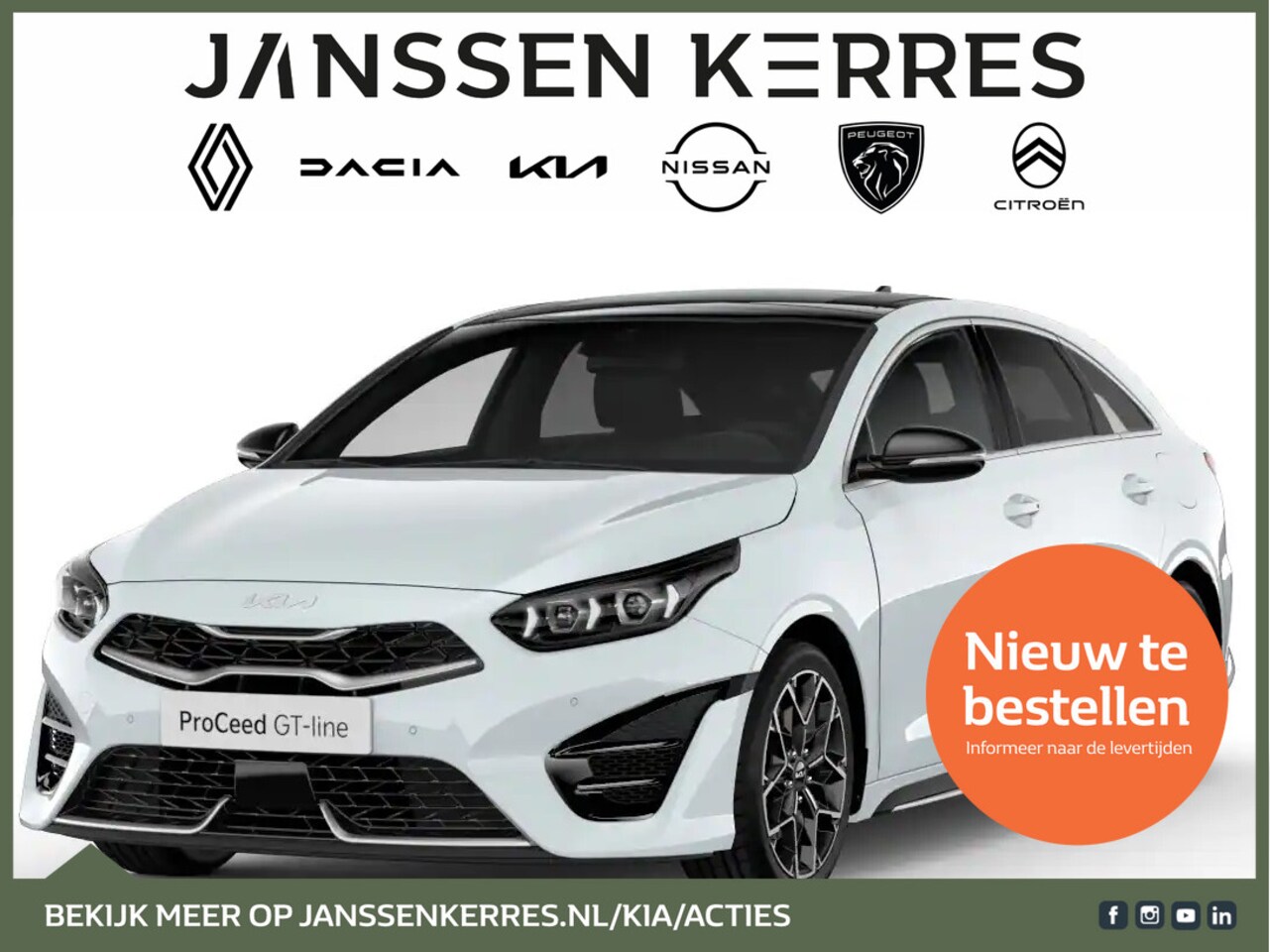 Kia Pro cee'd - 1.5 T-GDi GT-Line automaat / VAN € 38.764,- VOOR € 36.250,- - AutoWereld.nl