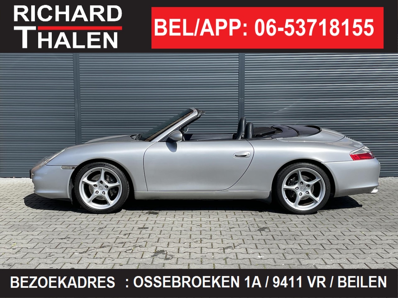 Porsche 911 Cabrio - 996 Carrera Cabriolet 911 3.6 | THUISBEZICHTIGING MOGELIJK | 320PK | 6-VERSN | LEER | ELEC - AutoWereld.nl