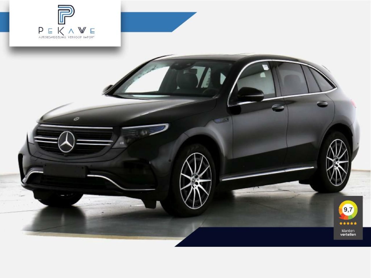 Mercedes-Benz EQC - 400 4MATIC AMG-Line 80 kWh | Pano | Burmester | Trekhaak - AutoWereld.nl