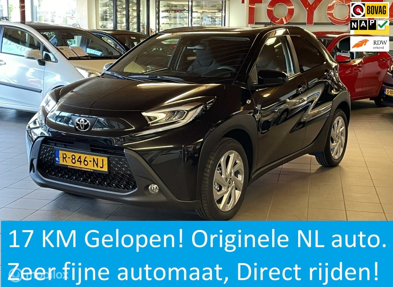 Toyota Aygo X - 1.0 VVT-i S-CVT, AUTOMAAT, 17 KM!, ORIGINELE NEDERLANDSE AUTO - AutoWereld.nl