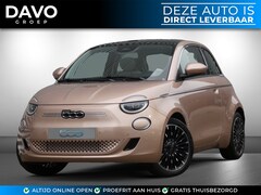 Fiat 500e - La Prima By Bocelli 42 kWh Panoramisch vast dak & JBL Premium Sound System & Pack Winter