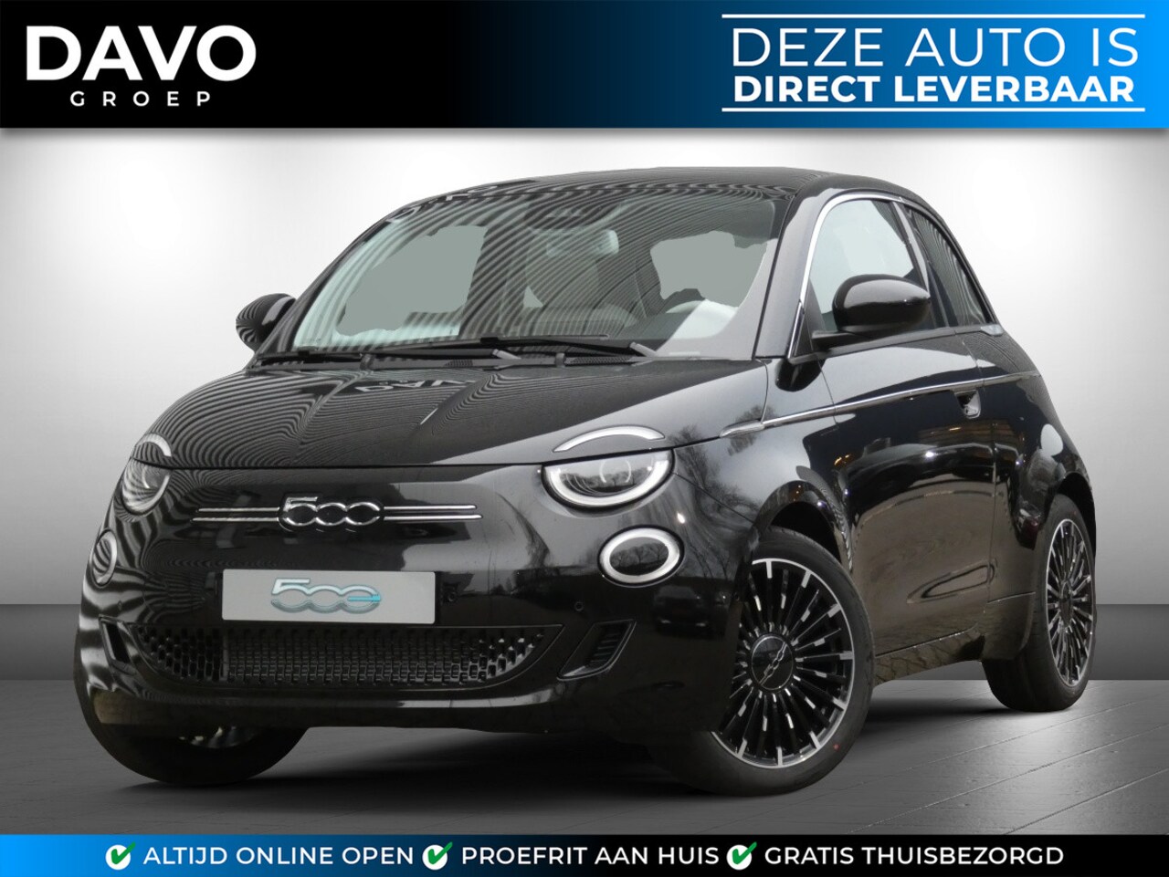 Fiat 500e - La Prima by bocelli 42 kWh ! Panoramisch vast dak & JBL Premium Sound System ! - AutoWereld.nl