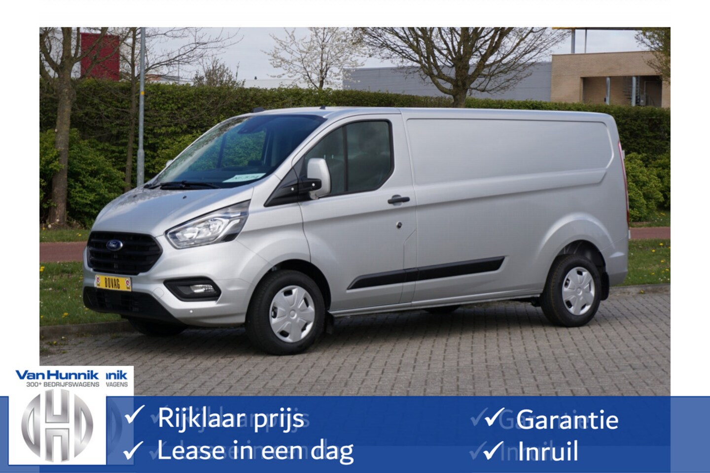 Ford Transit Custom - 300L 130PK Trend Airco, Cruise, Navi, Trekhaak!! NR. 169 - AutoWereld.nl