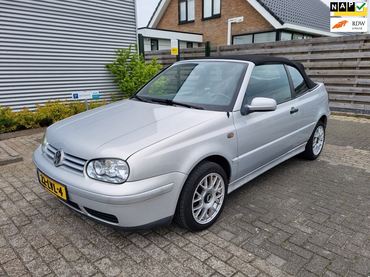 Volkswagen Golf Cabriolet - 1.8 Highline 66kw Airco! Bj: 1999 - AutoWereld.nl