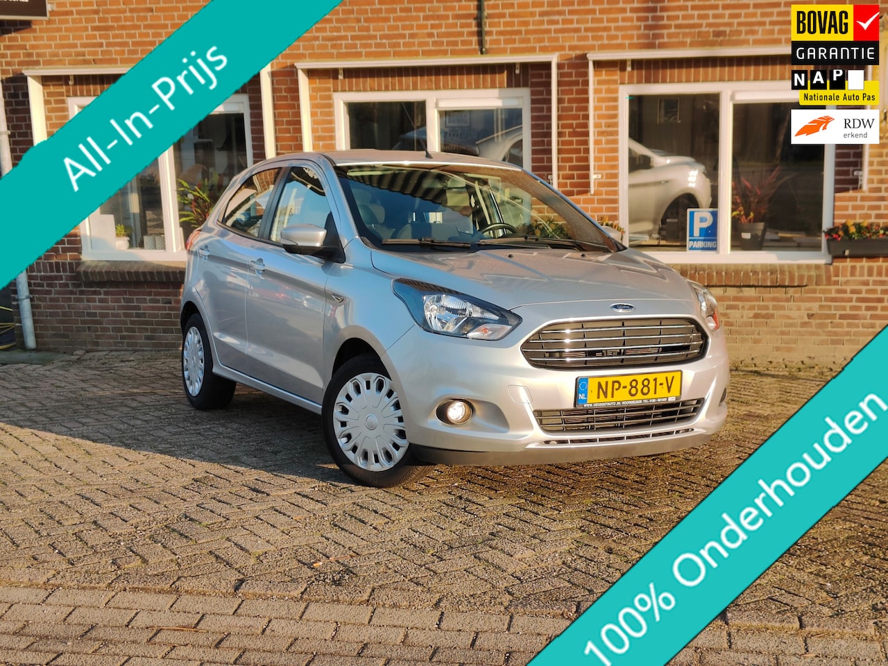 Ford Ka - 1.2 Trend Ultimate Airco Cruise - RIJKLAAR - - AutoWereld.nl