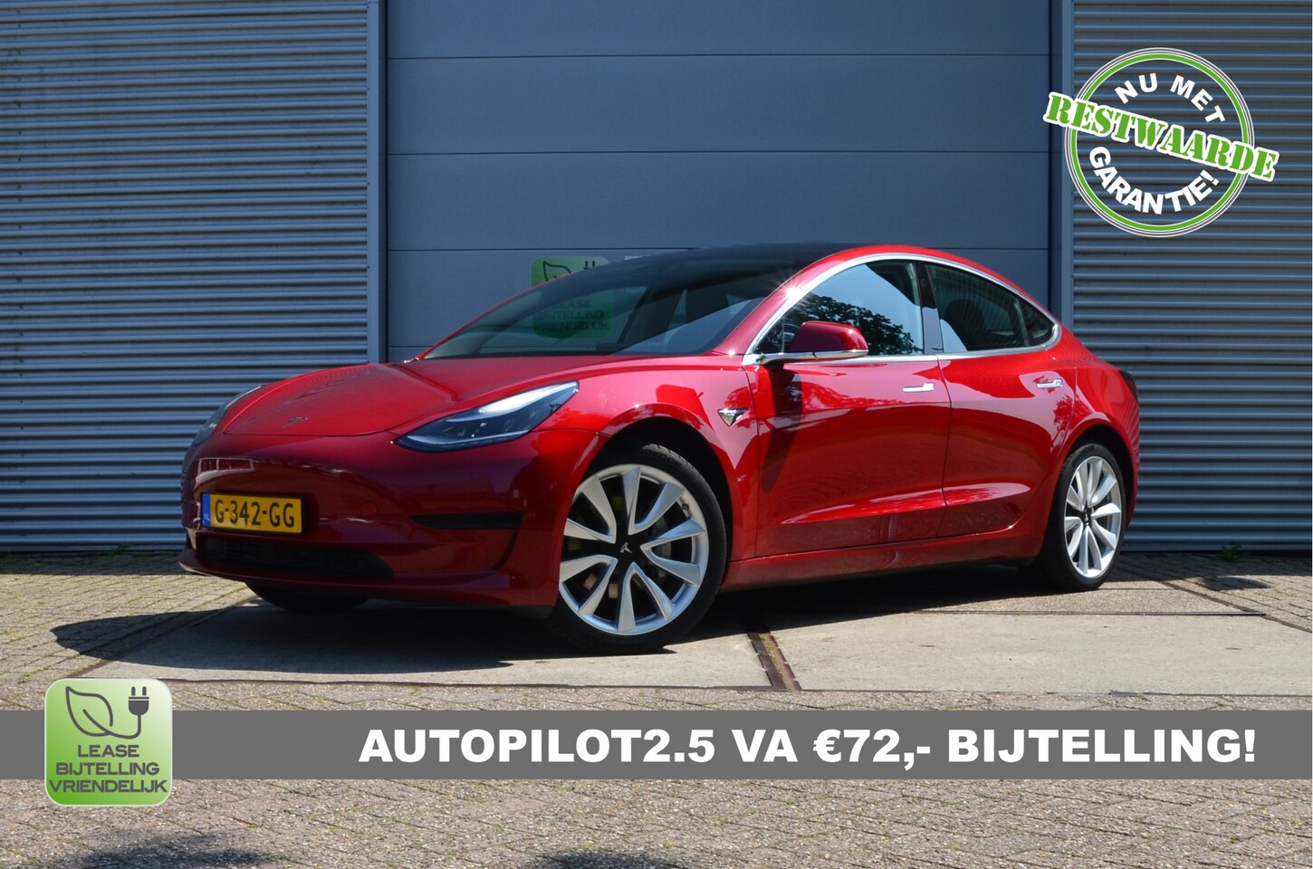 Tesla Model 3 - Standard RWD Plus AutoPilot, MARGE rijklaar prijs - AutoWereld.nl