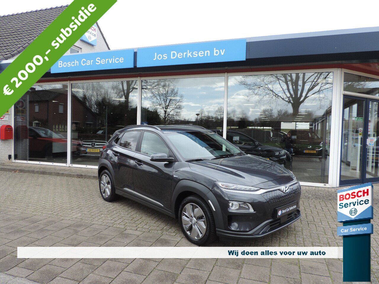 Hyundai Kona Electric Style 64 kWh 3Fase Warmtepomp ACC Stoel