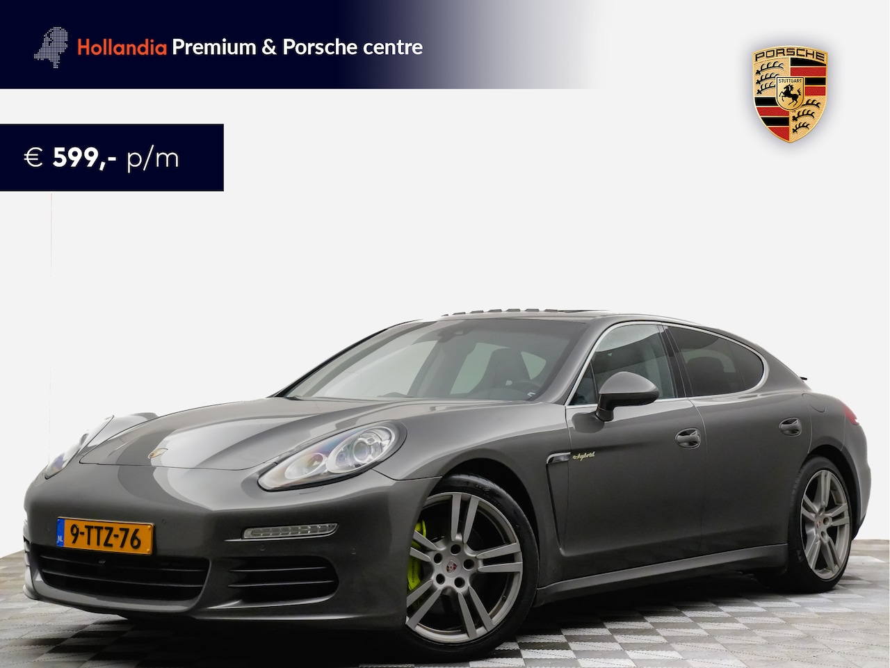 Porsche Panamera - 3.0 S E-Hybrid 420pk Sport Chrono (bose,stoelventilatie,panodak,360,full) - AutoWereld.nl
