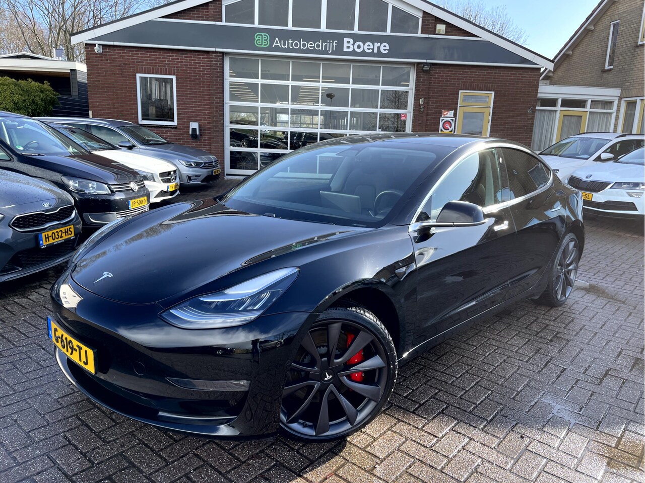 Tesla Model 3 - Performance 463pk incl.BTW, Pano-Dak, FSD Autopilot , Leer - AutoWereld.nl