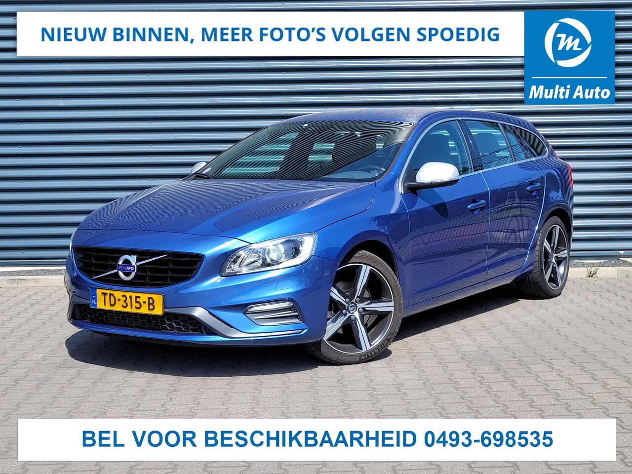 Volvo V60 - 2.0 T4 R-Design 190pk Dealer O.H | bi Xenon | Alcantara Sportstoelen | Navi + HDD | 18"L.M - AutoWereld.nl