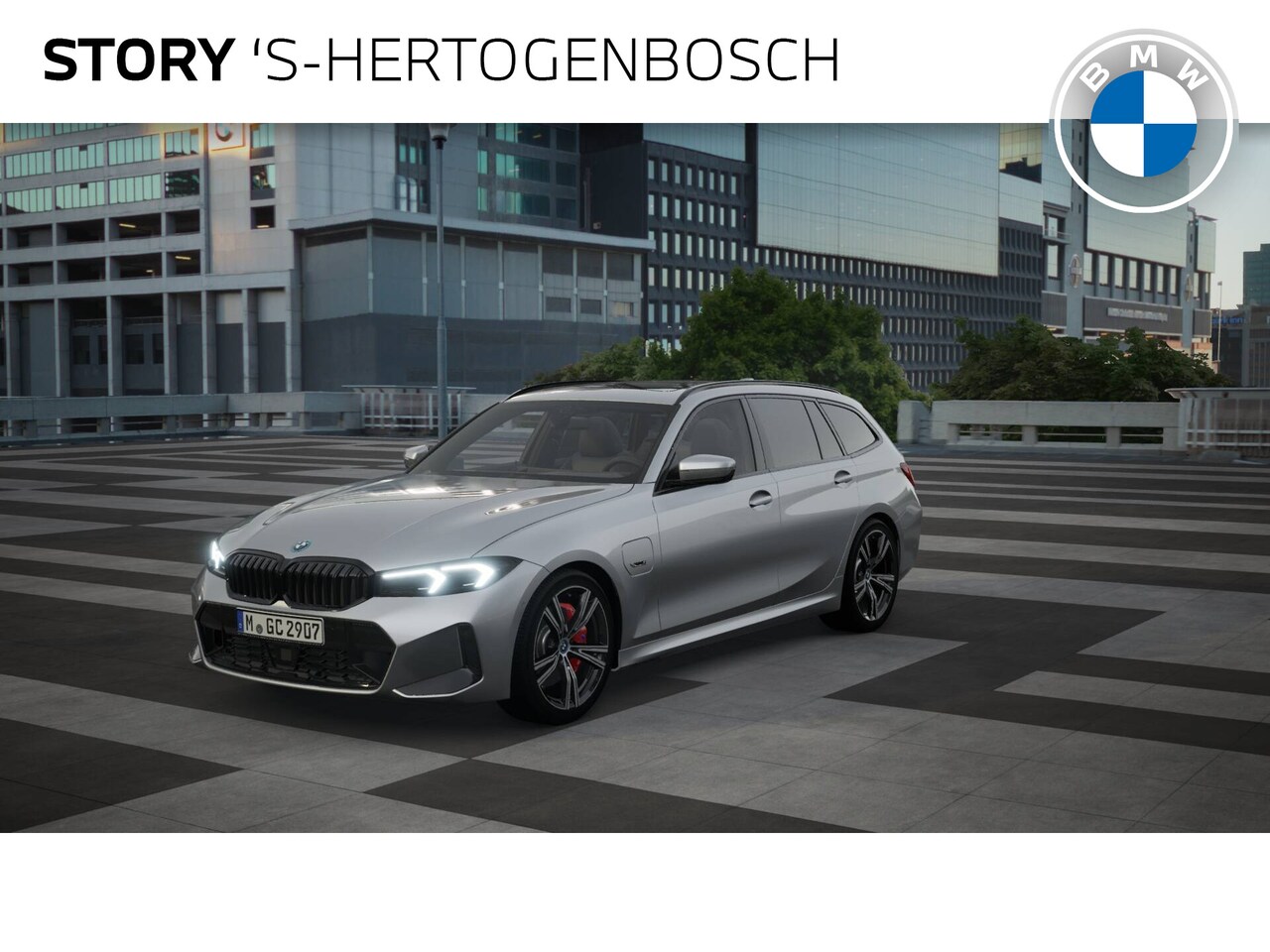 BMW 3-serie Touring - 320e High Executive M Sport Automaat / Panoramadak / Widescreen Display / Parking Assistan - AutoWereld.nl