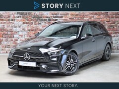 Mercedes-Benz C-klasse Estate - 200 AMG Line Automaat / Panoramadak / Premium Pakket / Trekhaak / Digital Light / 18 Inch