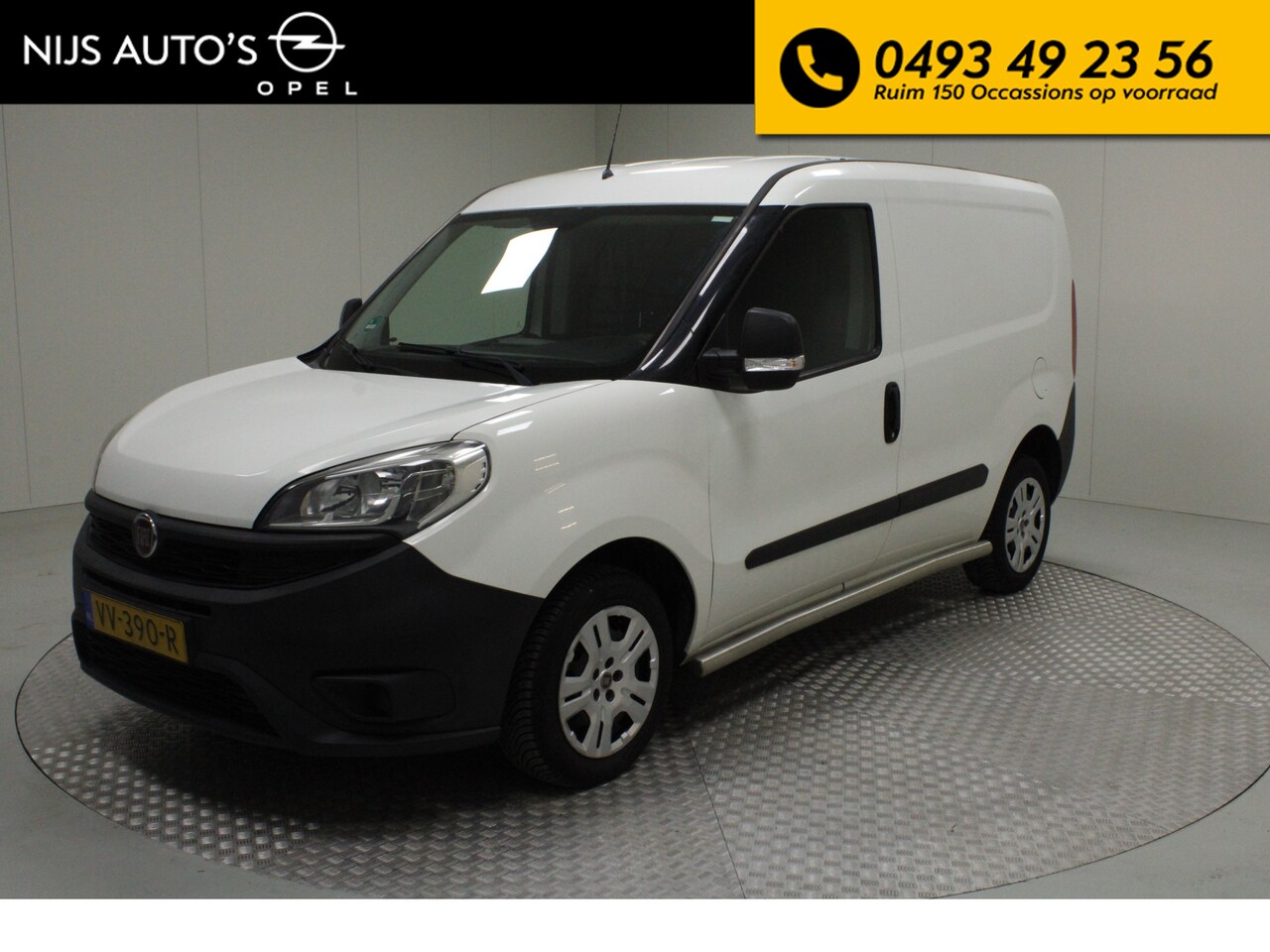 Fiat Doblò Cargo - 1.3 MJ L1H1 Actual | excl. BTW | airco | electr. ramen | bluetooth telefoon - AutoWereld.nl