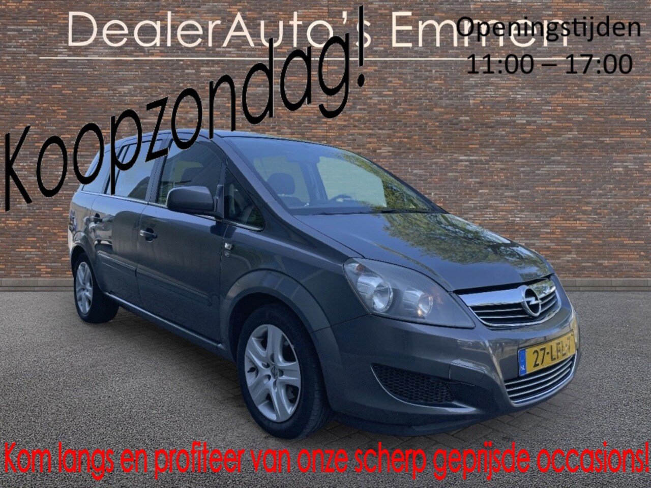 Opel Zafira - 1.8 7 PERSOONS AUTOMAAT CLIMA CRUISE - AutoWereld.nl