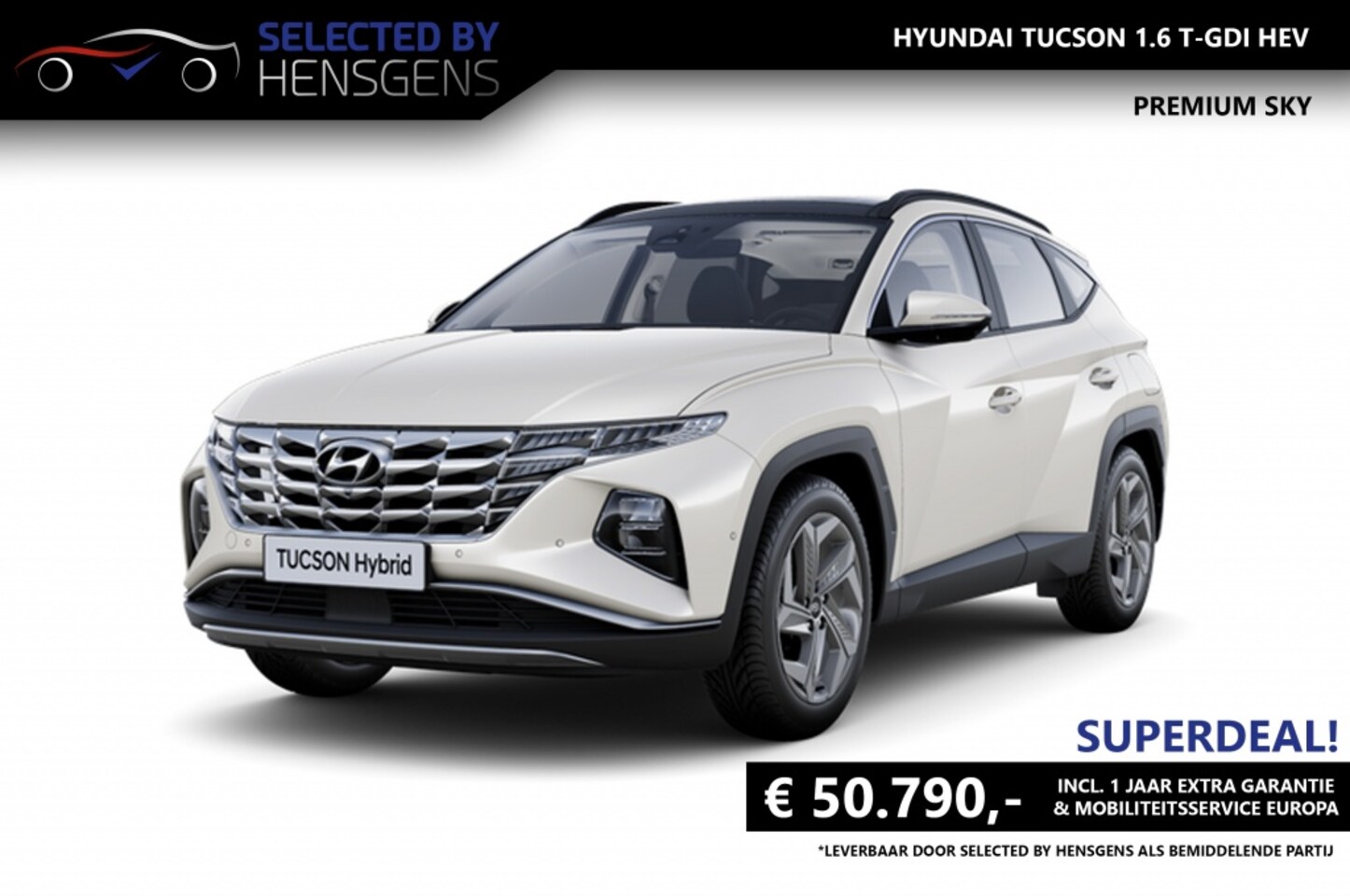 Hyundai Tucson - 1.6 T-GDI HEV Premium Sky 1.6 T-GDI HEV Premium Sky - AutoWereld.nl