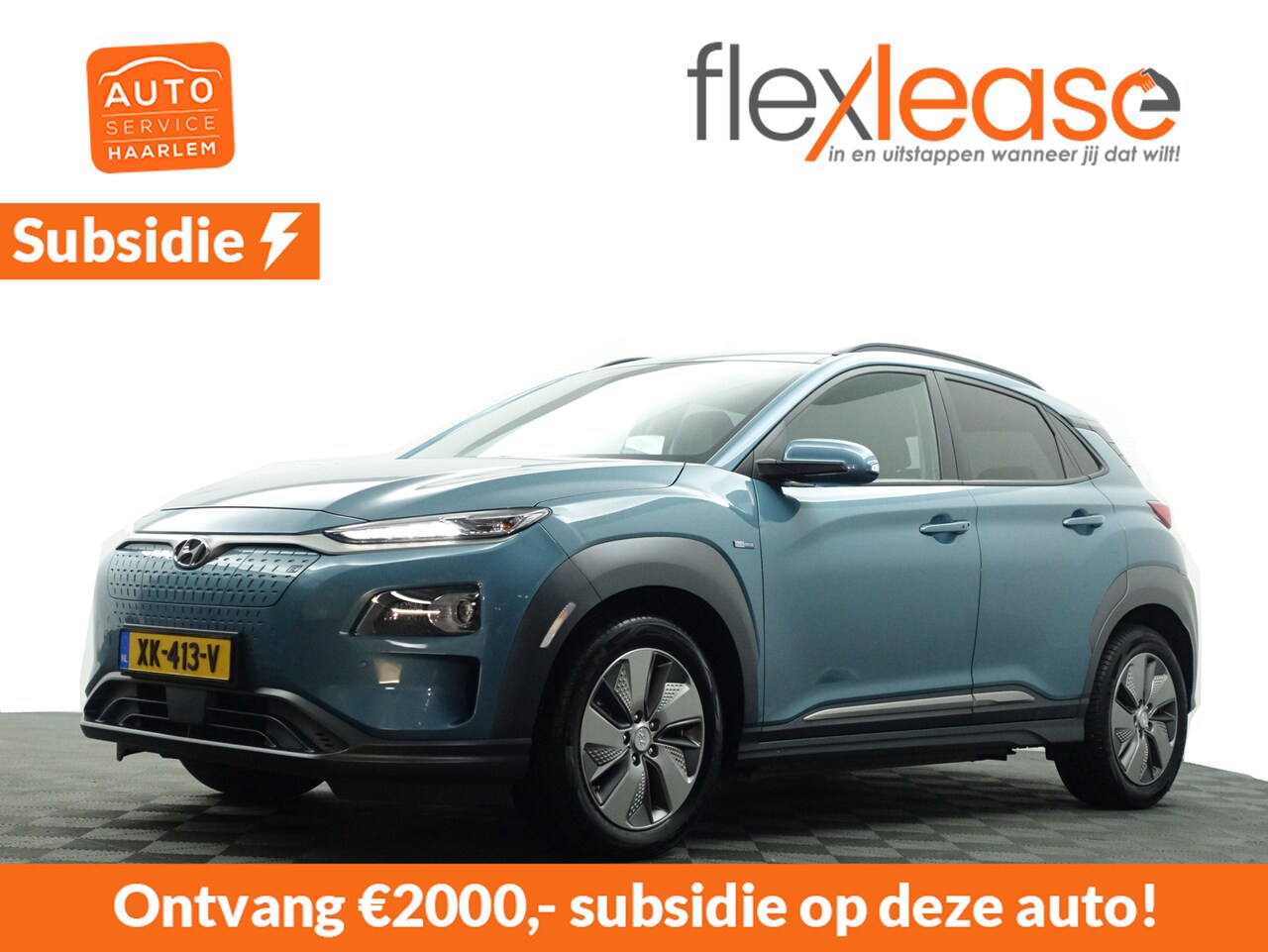Hyundai Kona Electric Premium 64 kWh Aut Stoelventilatie, Camera