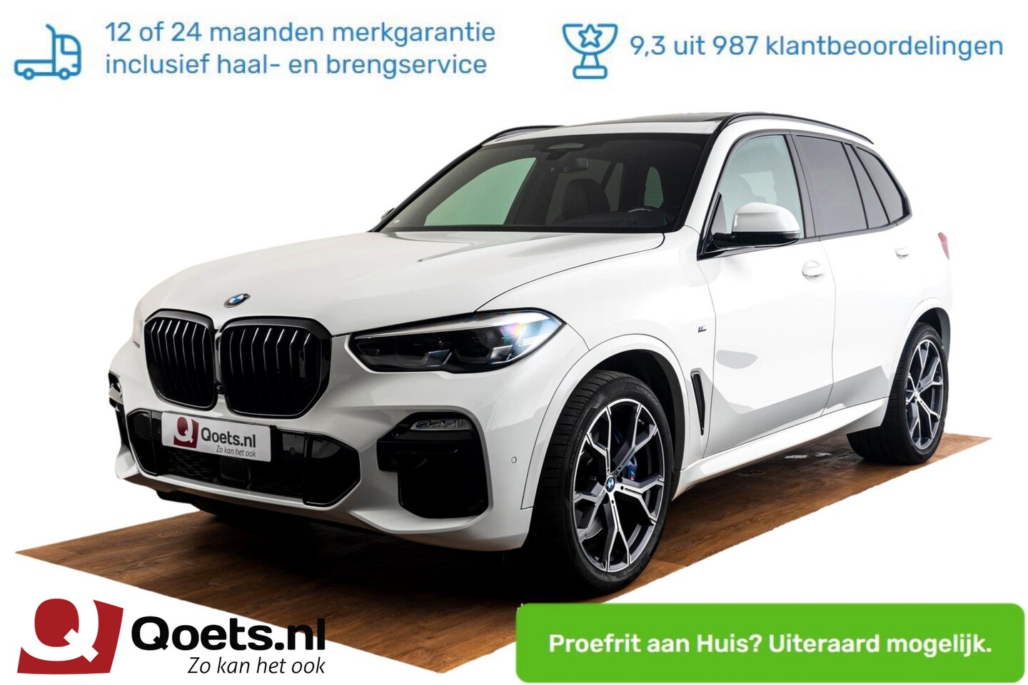 BMW X5 - xDrive30d High Executive M-sport pakket - Trekhaak - Stoelverwarming - Sky Lounge Panorama - AutoWereld.nl